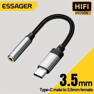 كونفرت ESSAGER type c to 3.5m convert