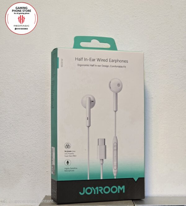 سماعة JOYROOM تايب سي عضم مريحة للأذن