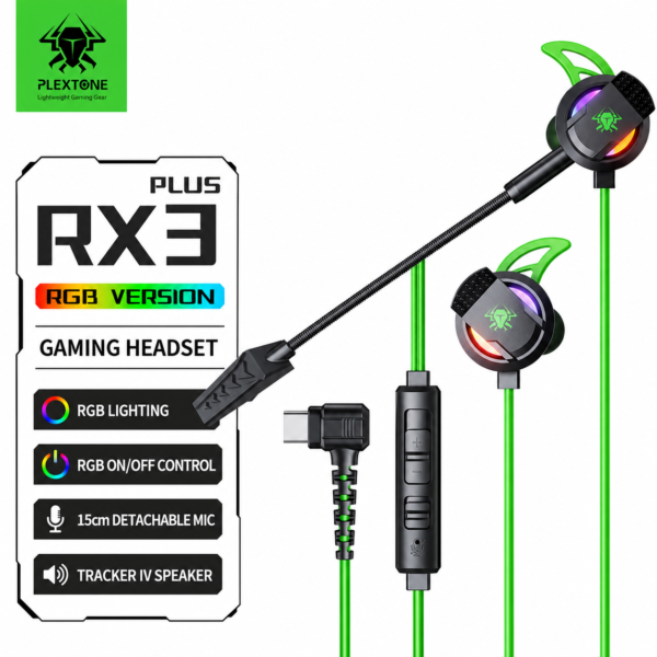 PLXTONE RX3 Plus سماعة العاب من بلكستون تايب سي